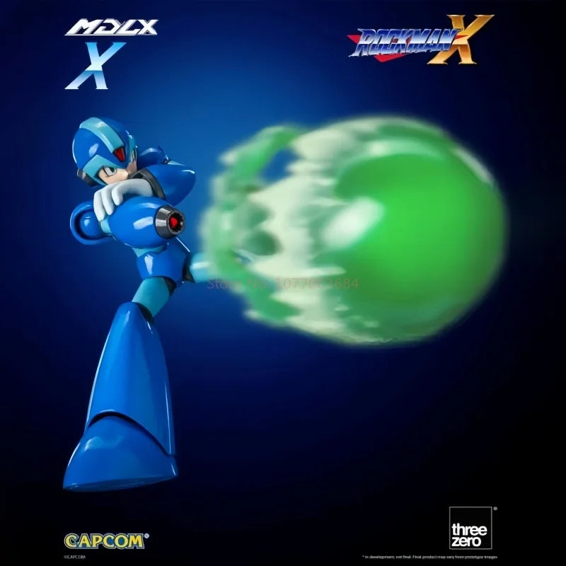 [In Stock] Genuine Threezer 3a Mdlx Rockman Mega Man X Mobile Doll Figure Model Collection Ornament Toy Boy Gift