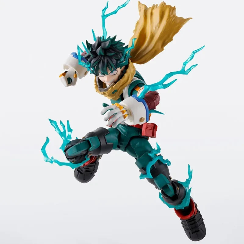 BANDAI Original Box SHF Bakogo Deku Bakugo PLUS ULTRA Anime Action Figure Model Toy Gift for Kid Foam Box Packaging