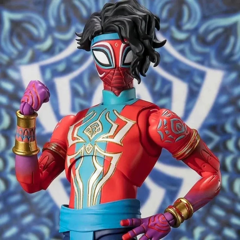 In Stock Original Bandai SHF American Series Spider Punk (Spider-Man: Across The Universe) Movable Doll Model Gift Collection