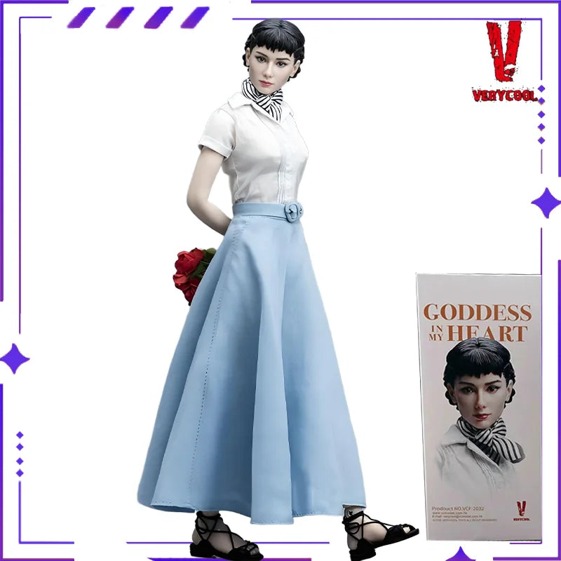 Spot VERYCOOL Original My Goddess in My Heart 1/6 Roman Holiday "Audrey Hepburn Mobile Doll Model Toy Gift Collection for Boys