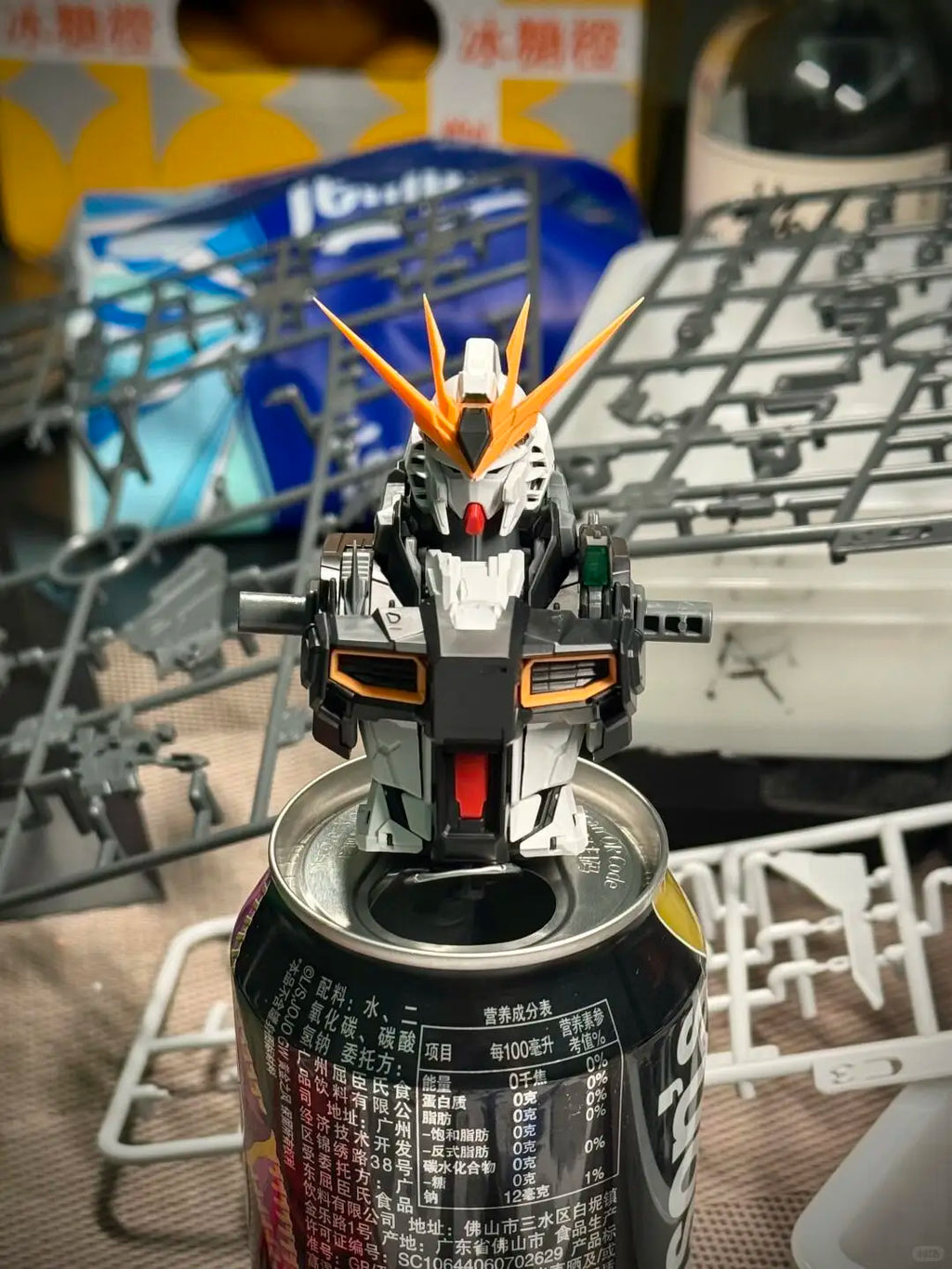 【New product】NONGCHENGZHU 1/100 MG CMM RX-93 GK Assembly Model Kits Plastic skeleton Anime Action Figure Collection Model Toys