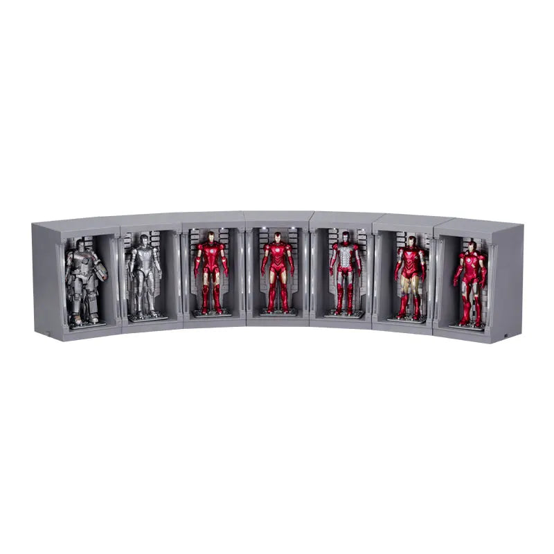 7Pcs/Set ZD Original Iron Man GNAKU Set 1/20 4inches Action Figures Marvel legends MK1 MK2 MK3 MK4 MK5 MK6 MK7 Model Doll Toy