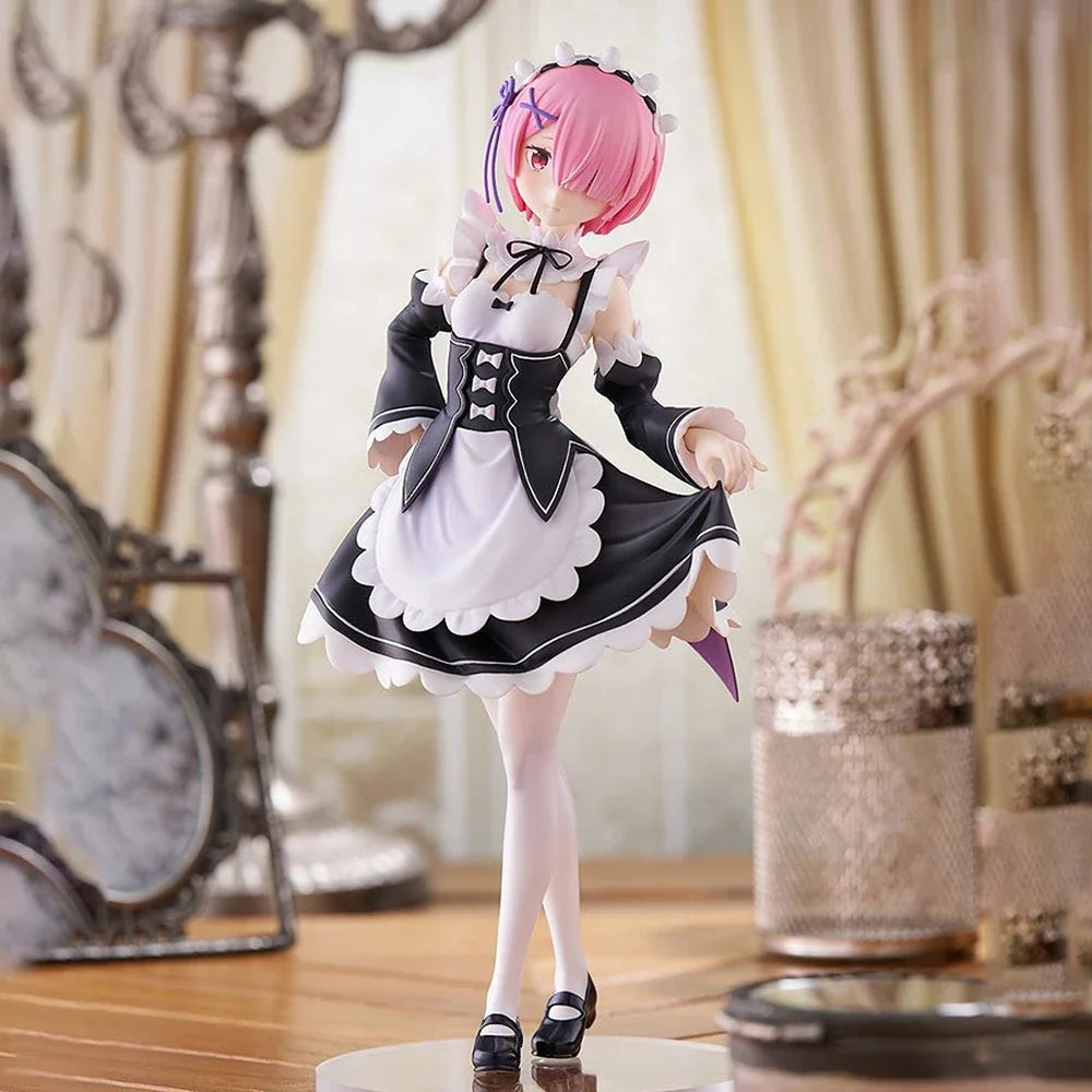 Original in Stock Good Smile Company Pop Up Parade Re:Zero Kara Hajimeru Isekai Seikatsu Ram Anime Figure  Action Figure