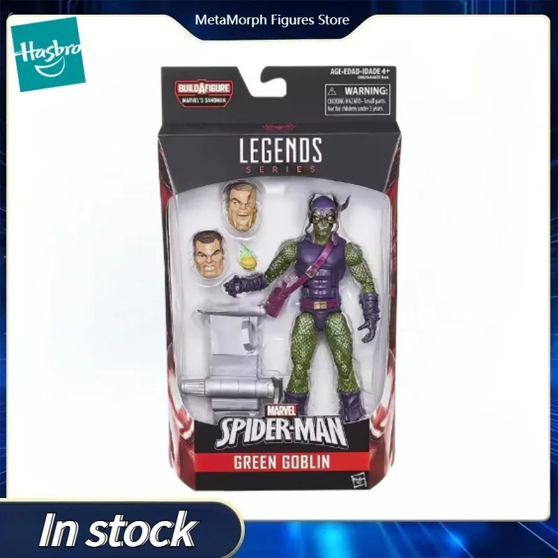 Original Hasbro Marvel Legends Serie SPIDER-MAN GRÜNER GOBLIN Anime-Figur Spielzeugsammlung Ornamente