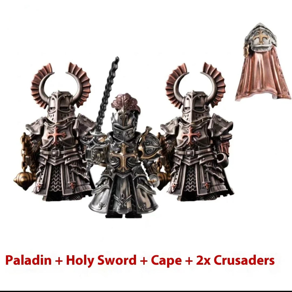 In Stock Big Player Chinese Style Paladin Crusader Series Anime Figure Model Desktop Decoration Collectible Ornament Toys Gifts
