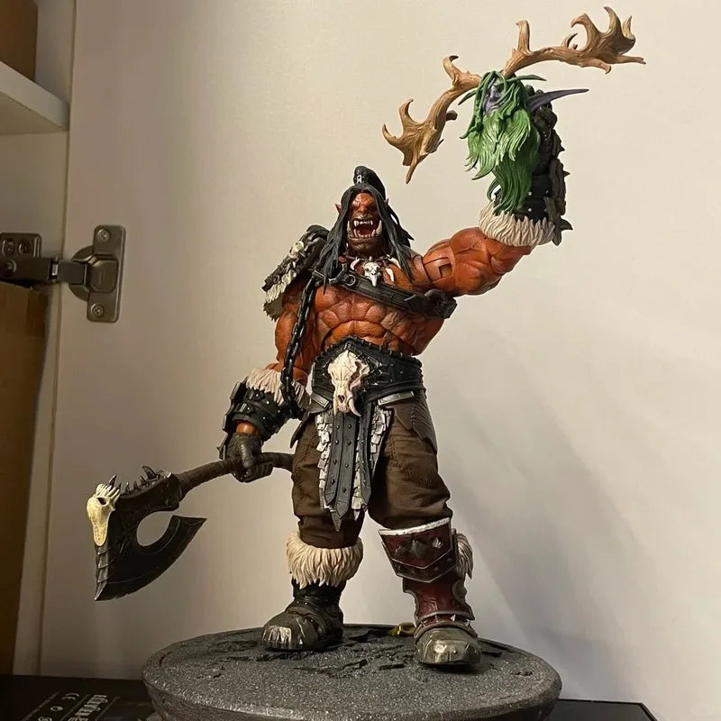 Hero Toys Hellscream Tribal War Song Great Chief Chieftain Orc Warrior 1/10 Action Figure Model Doll Toys In Stock