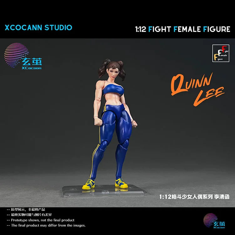 In Stock Xcocann Studio 1/12 Fight Female Figure Quinn Lee Mountainmoon  Pj01 Accessory Kit Set Original Collectible Model Toy