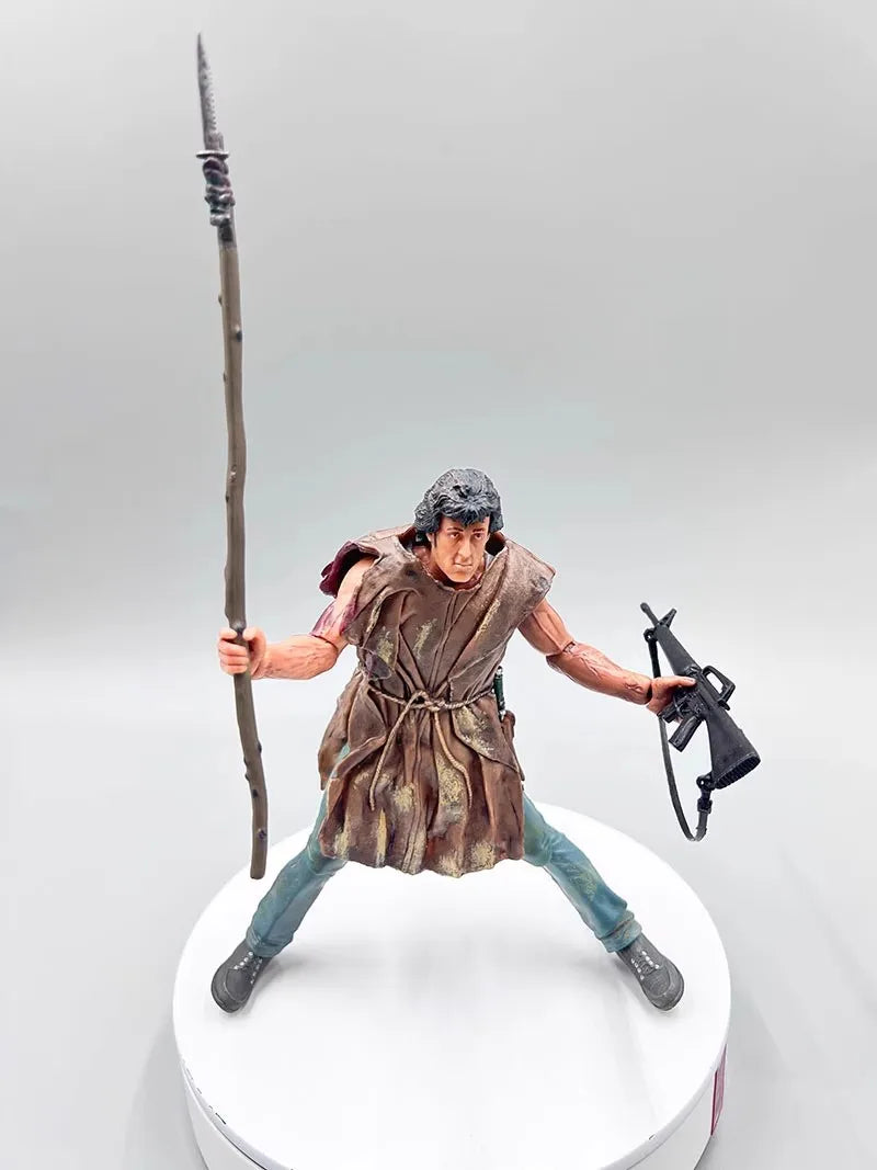 NECA Figure First Blood John J Rambo PVC Action Figure Collectible Model Toys Joint Movable Doll Birthday Present