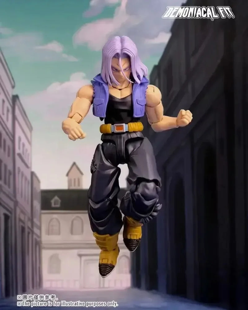 New Dragon Ball Z Demoniacal Fit SHF Super Saiyan Trunks Son of Tomorrow Anime Action Figure Collectible Model Figurine Toy Gift