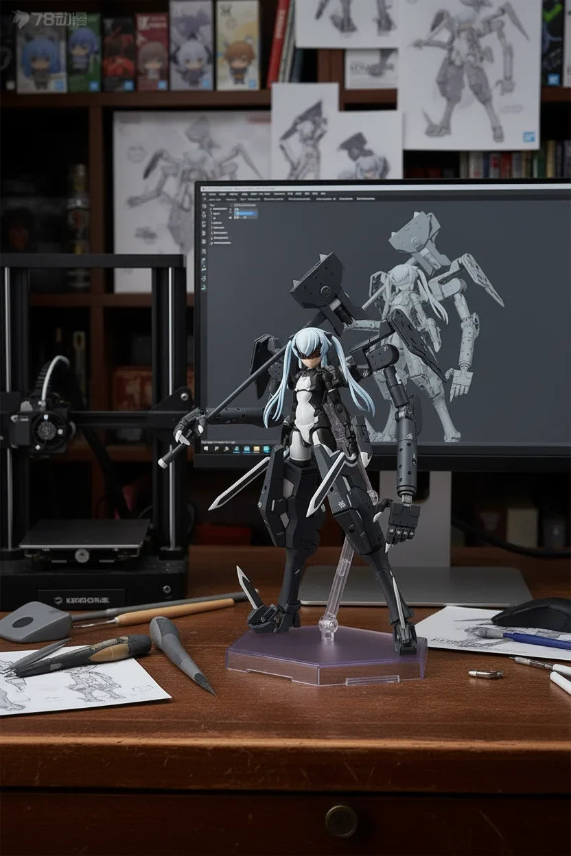 Kotobukiya Megami Device Busou Shinki B32 Straf Model Kit Action Figure Type Evil Highly Poseable Collectible For Collectors