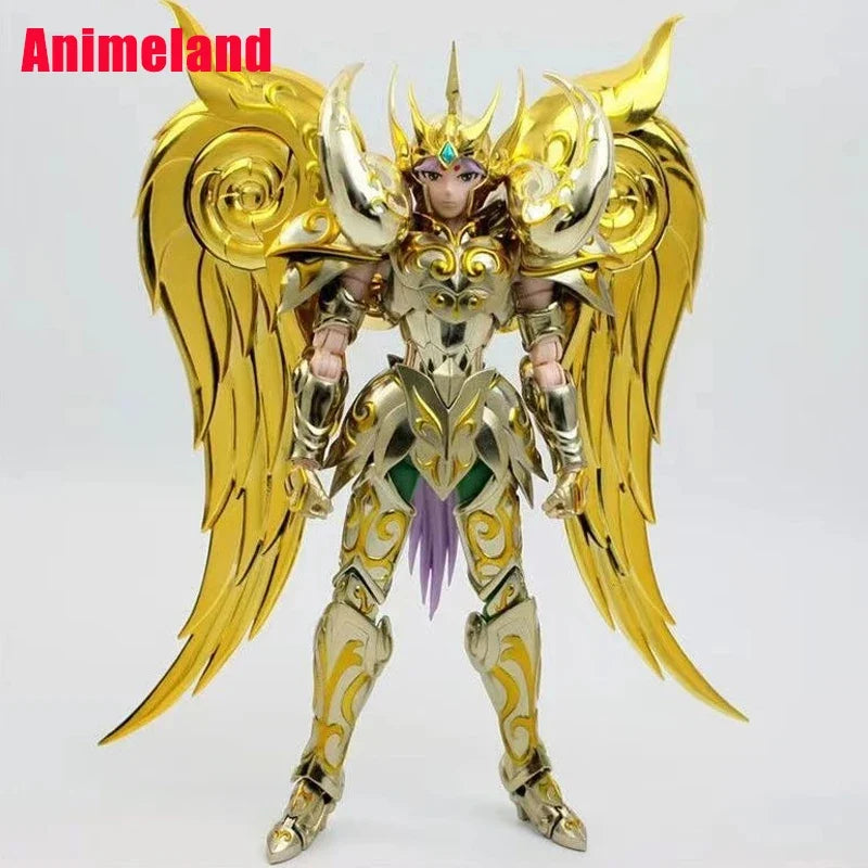 Metal Club/MC Saint Seiya Myth Cloth EX Aries Mu SOG With Totem/Object Gold Knights of the Zodiac Action Figure In Stock