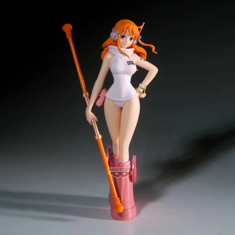 Bandai Original Banpresto Anime One Piece  the Shukko Nami Egghead PVC Action Figure Model Collectible Toy Gifts