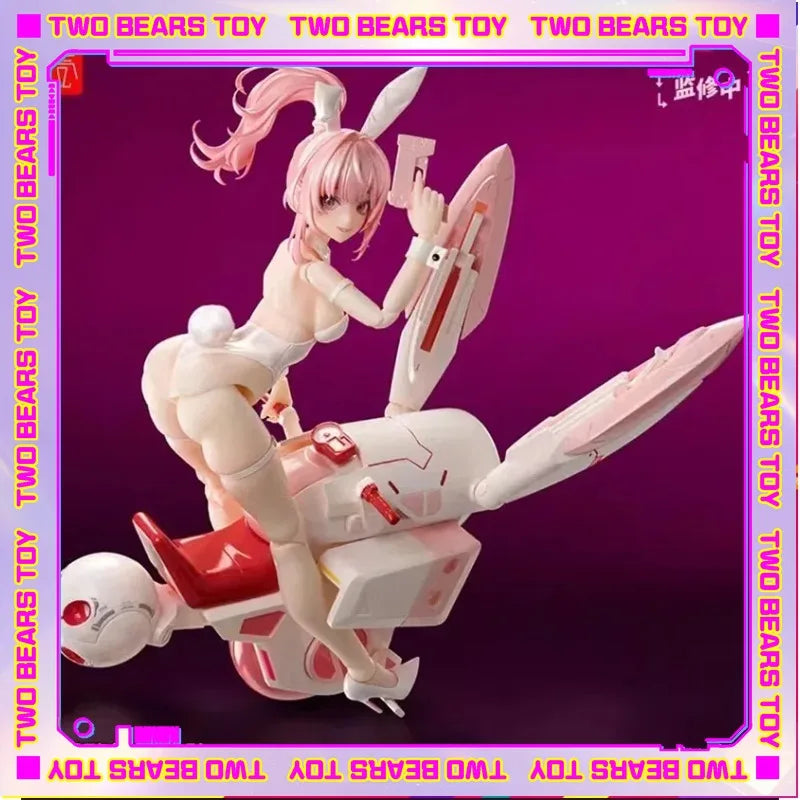 In Stock Snail Shell 1/12 Scale Lovely Rabbit Girl Aileen Pink Vehicle Female Warrior Full Set 6in Action Figures Toys Gifts