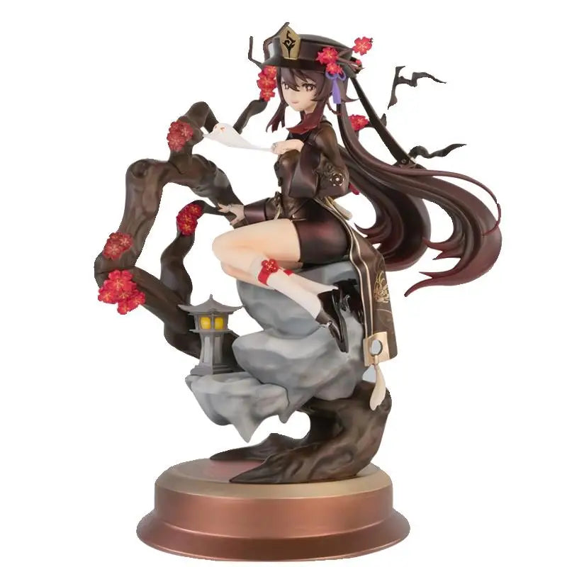 Genshin Impact Aomei Xue Ji Mei Xiang Hu Tang Zhu Walnut Garage Kit Collectible Model Handmade Craft Game Figure Ornaments
