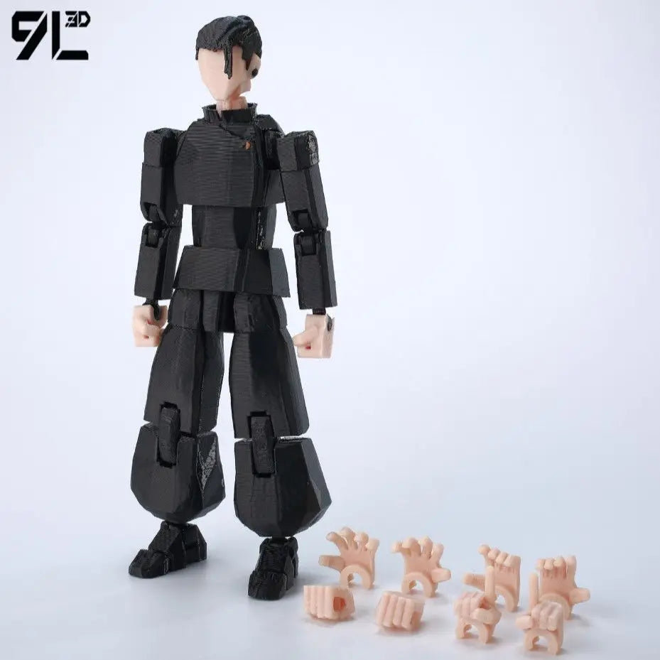 9L3D Printed Anime Naruto Jujutsu Kaisen One Piece Characters Lucky13 Dummy Action Figures Multi-Jointed T13 Mannequin Toys