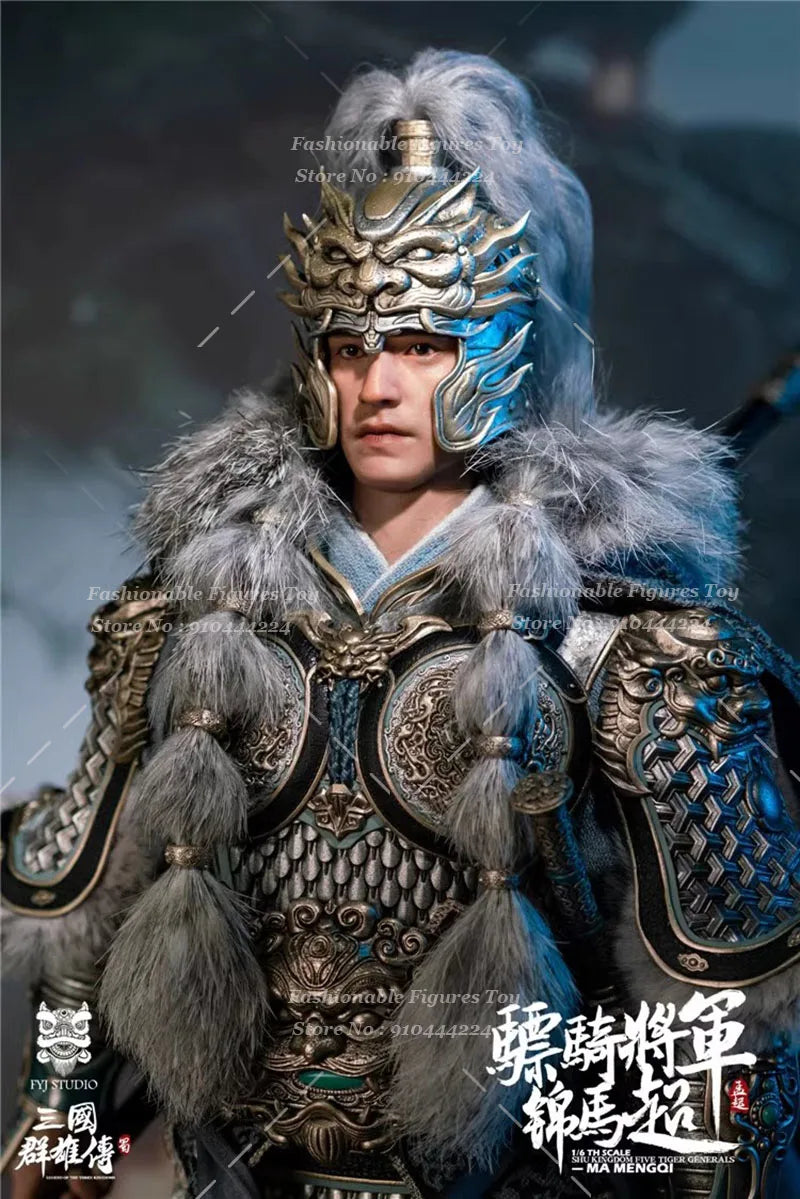 FYJ-STUDIO FYJ 001 1/6 Men Soldier Brave Ancient Chinese General Ma Chao Full Set 12Inch Action Figure Body Toys Collection