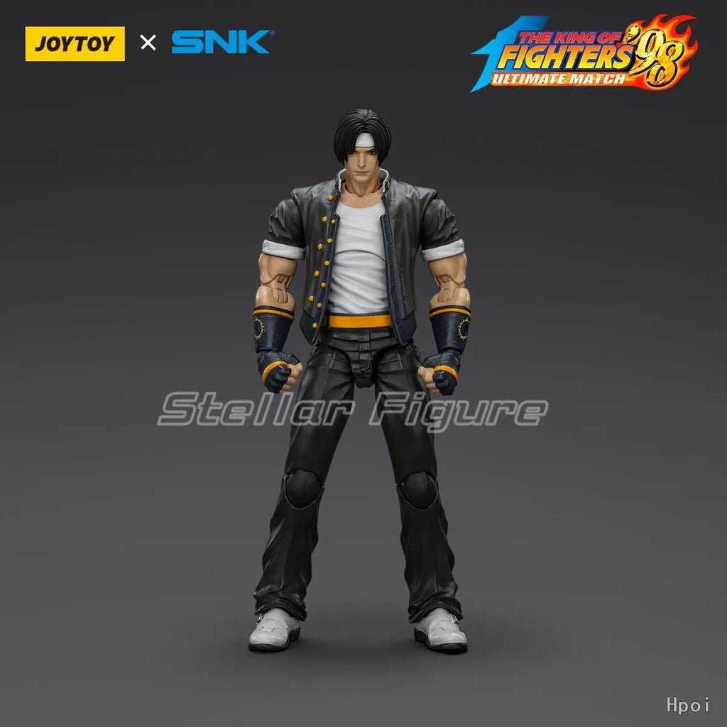 【SF】JOYTOY 1/18 Action Figures KOF 98UM Hero Team Kyo Kusanagi Goro Daimon Benimaru Nikaido 3PCS Model Toys Gifts Collection