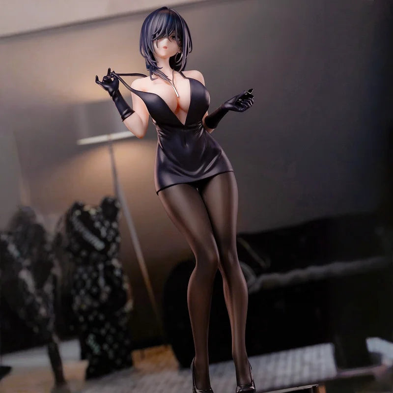 1/6 Original Hanabee Schwarzes Kleid Version Anime Figur Sammlerstück Japanisches Mädchen Charakter Modell PVC Action Figur Spielzeug Für Fans