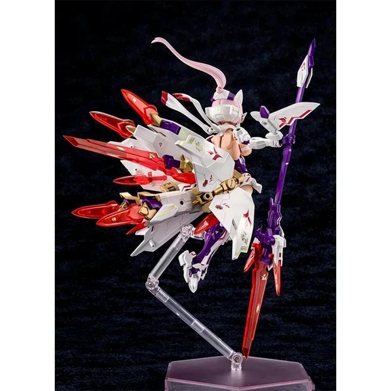 Original Kotobukiya Anime Action Figure MEGAMI DEVICE ASRA NINE-TAILS Assembly Model Kit Collection Toy Gift For Children