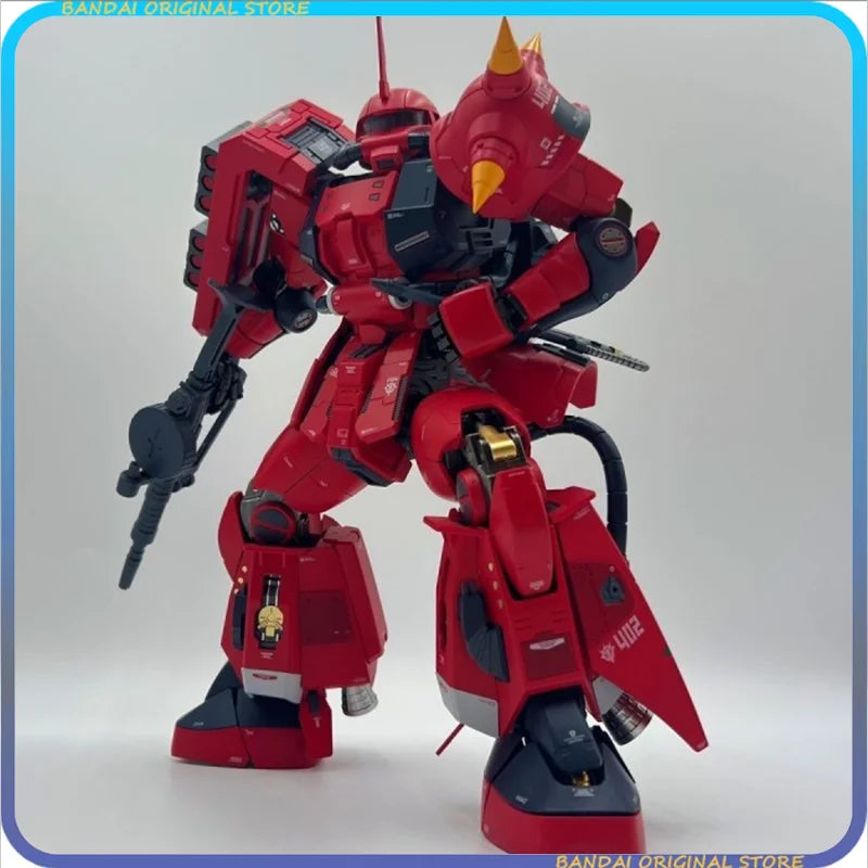 【IN STOCK】ZG-01 Johnny ZAKU 1/60 MS-06R-2 Red Blitz 32CM Assembly Model Kits Alloy model finished toy robot Christmas gift
