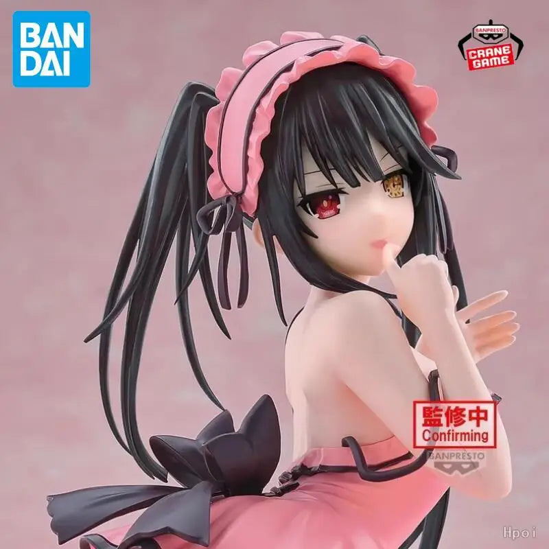 Original Genuine Banpresto DATE A LIVE 13cm Tokisaki Kurumi Figures PVC Model Doll Collection Figurine Model Toys Birthday Gift