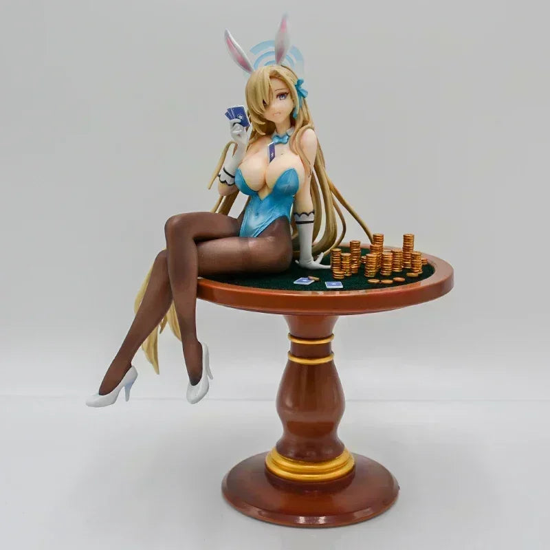 22cm Blue Archive Alice Maid Anime Girl Figure Aris/Tendou Arisu Action Figure Ichinose Asuna Bunny Figurine Model Doll Toy Gift