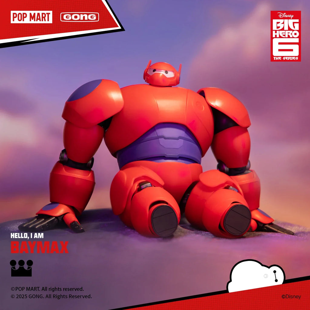 In Stock GONG Big Hero 6 Baymax assembly model 18CM Action Figures Toy Gift Collection