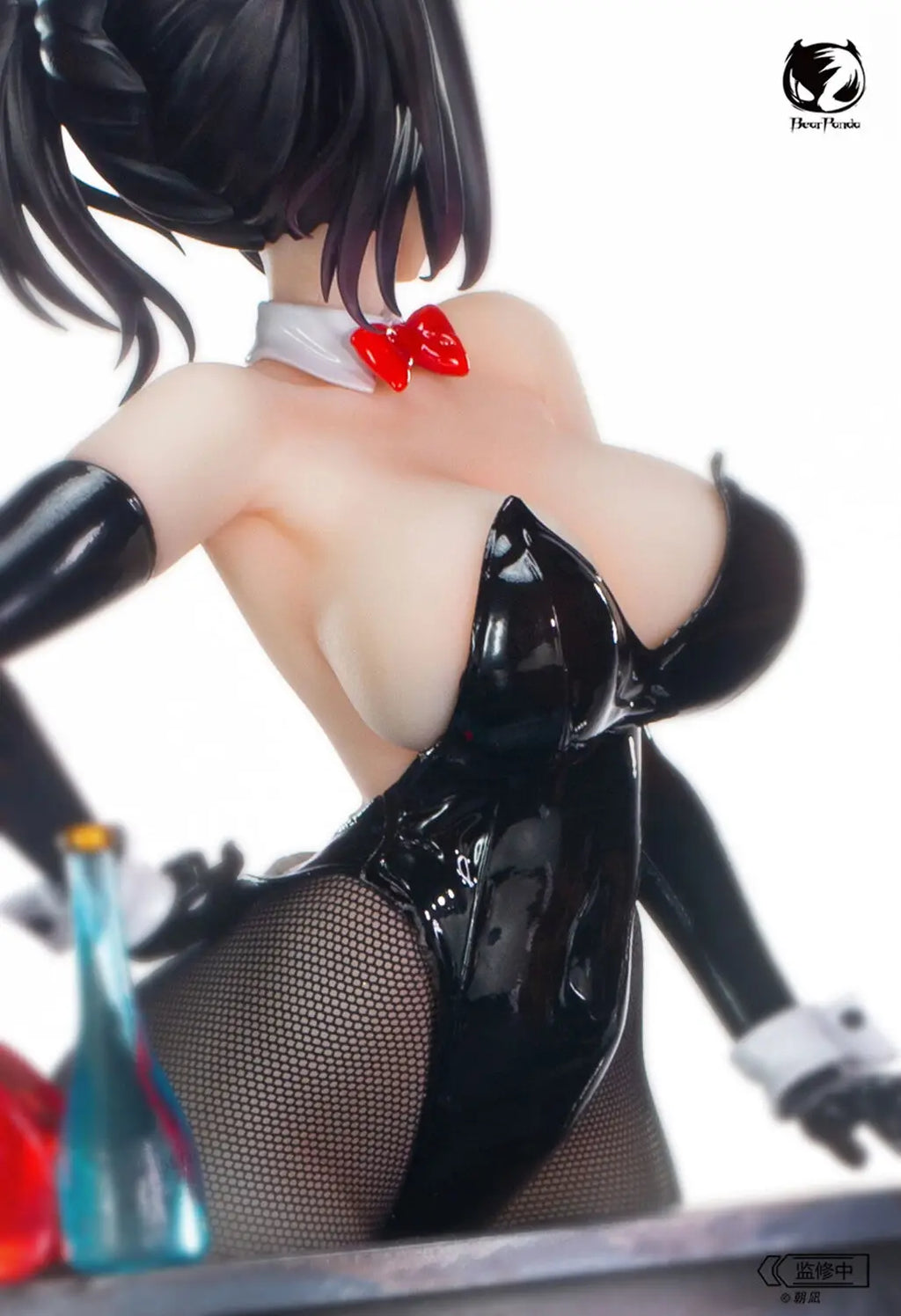 Judai 28cm Original Bear Panda Xiya Rin Bunny Girls Crystal Eyes PVC Sexy Action Figure Model Toys