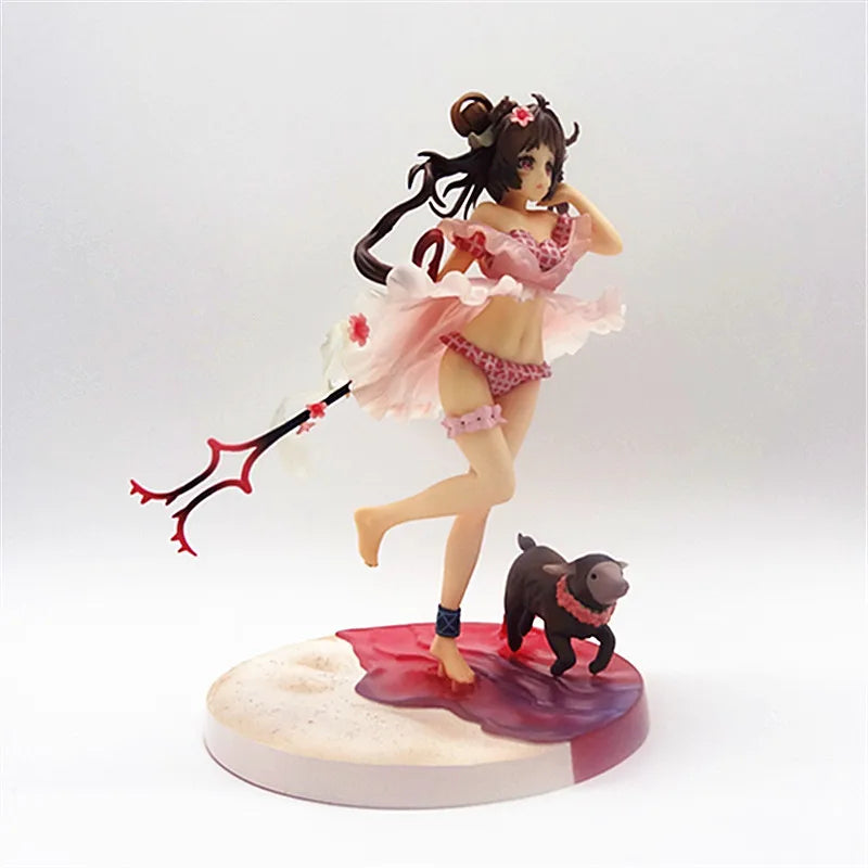 Arknights Eyjafjalla Sheep Ver Racing Outfit Anime Girl Model Figure PVC Statue For Collection Gift Wholesale Desktop Display
