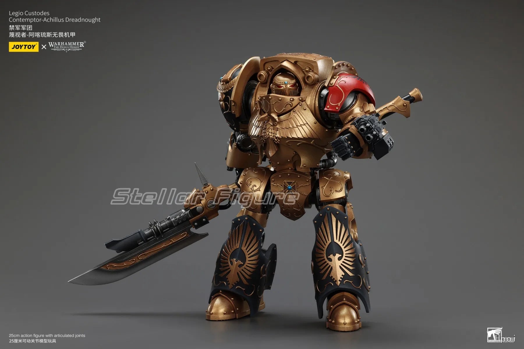 【SF】JOYTOY 1/18 Action Figure Legio Custodes Contemptor Achillus Dreadnought Model Toys Gifts Collection Ornaments