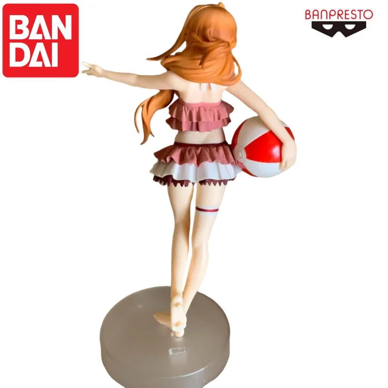 Bandai In Stock Original Banpresto Yuuki Asuna Doll Brand New Boxed Action Figure Animation Peripherals Anime Characters Garage