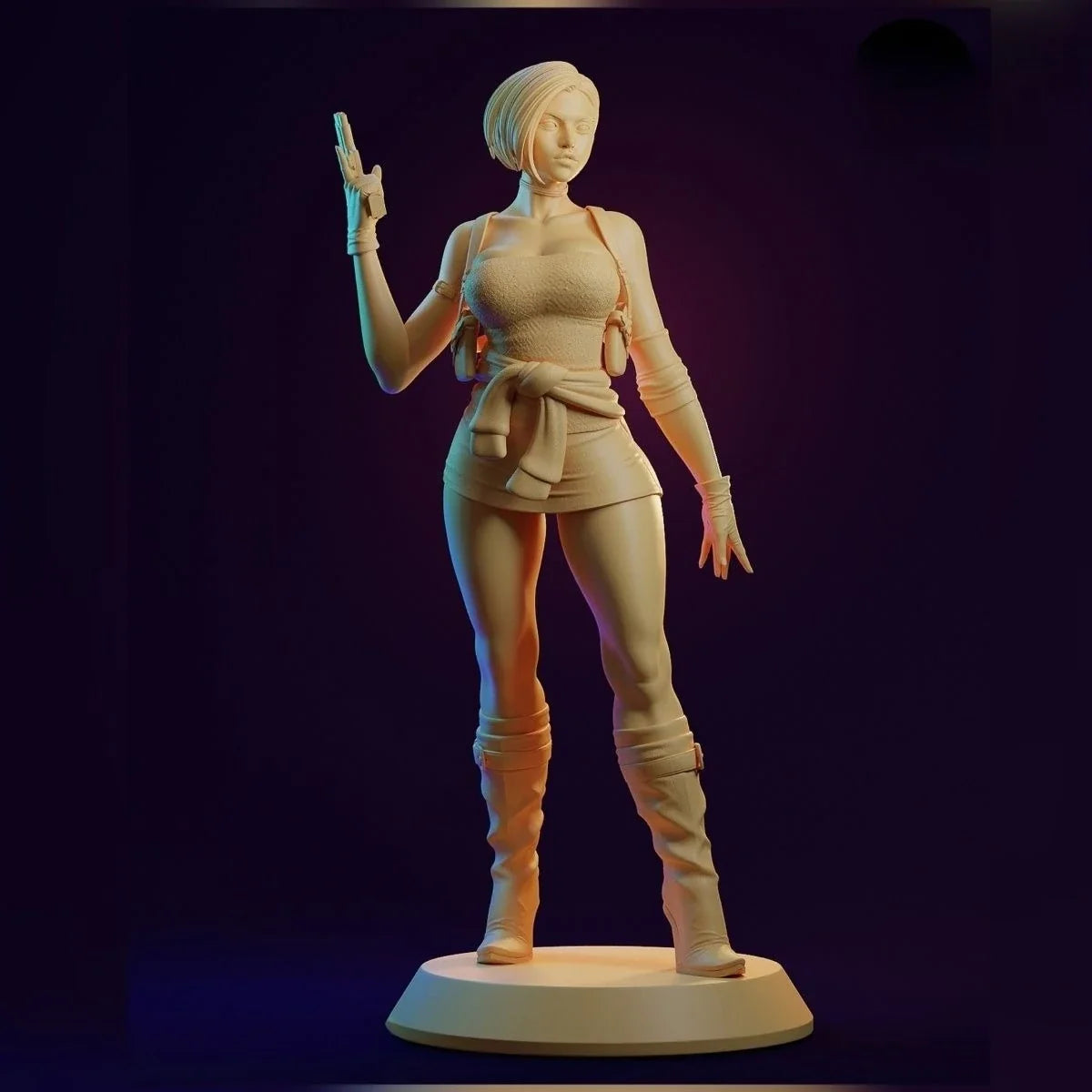 Gil Valentian Coloring The White Model of 3d Printed Models DIY Coloring Self-assembly Figurines Miniatures