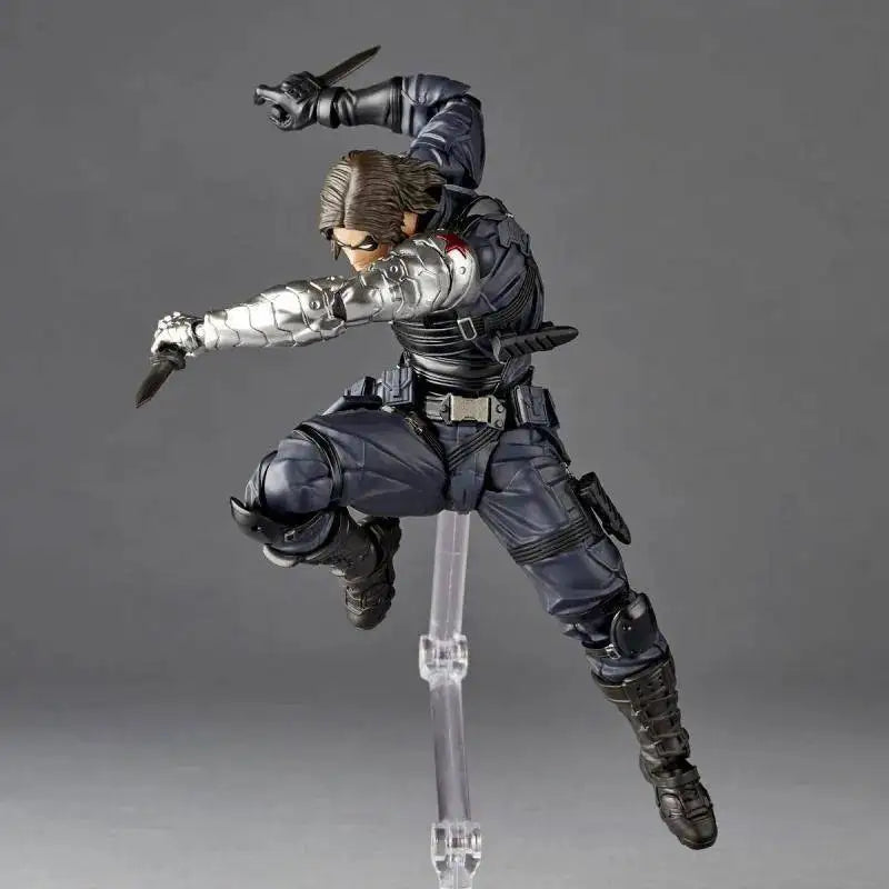 Marvel The Avengers Winter Soldier Perfect Killer NR029 PVC Action Figure Toys Kids Gifts Collectible Model 14cm