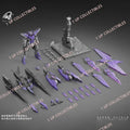 TC-004 STAR ABYSS 1/100  Alloy Mecha Model Kit Assembled Action Figure High Mobility Transformable Aerial Combat Mech Model Toys