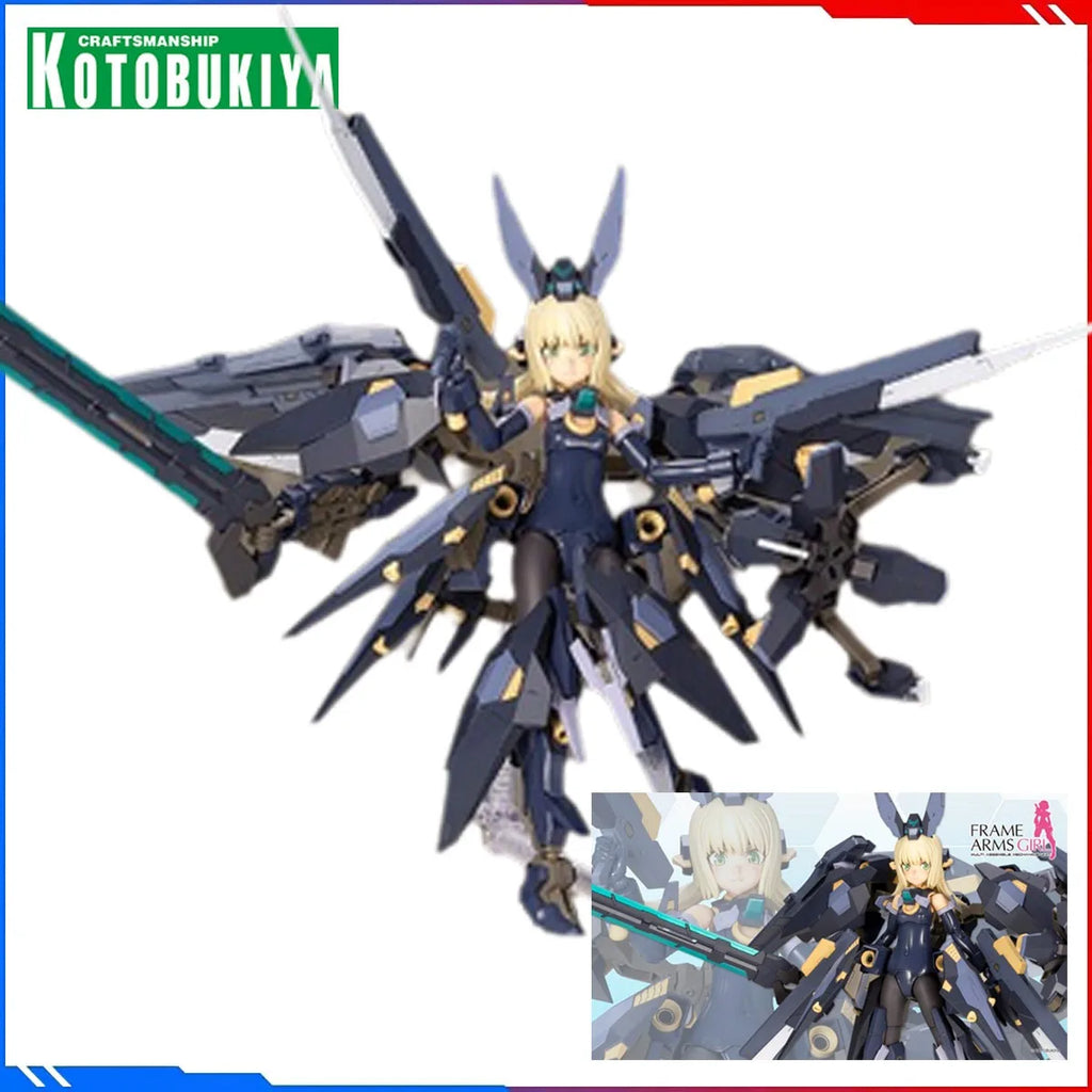 Kotobukiya Genuine Anime Model Kits Frame Arms Girl Zeryphikal H=190mm Toys Action Figure Assembly Model Gift for Boy Girl