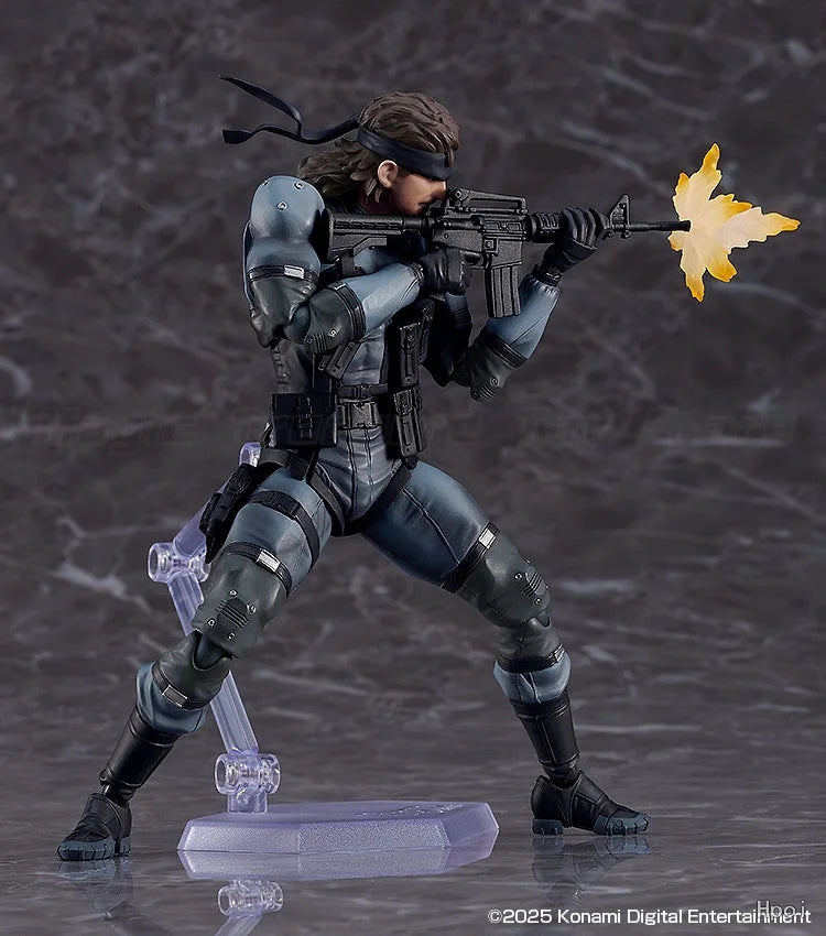 【In stock】original Max Factory GSC Figma 645 Metal Gear Solid 2 Sons of Liberty Solid Snake Anime Figure Toys Gifts
