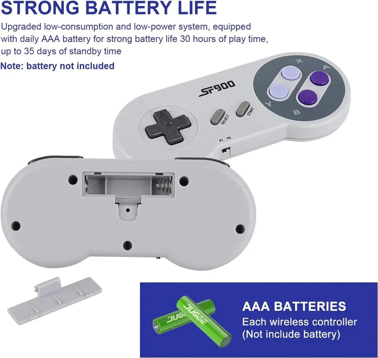 SF900 Retro Game Console Wireless Dual Gamepad Video Gaming Console HD Output 5000 Classical Game Children Gifts