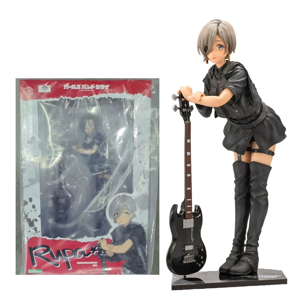 In Stock Original Kotobukiya Girls Band Cry Rupa Collection Series Model Cartoon Character Anime Figure Garage Model Decoration