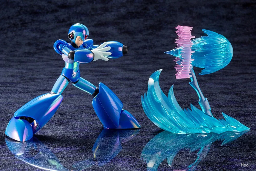 In Stock Original KOTOBUKIYA Megaman X Aix Advanced Charging Shooter Anime Doll Figure Model Toys Gift