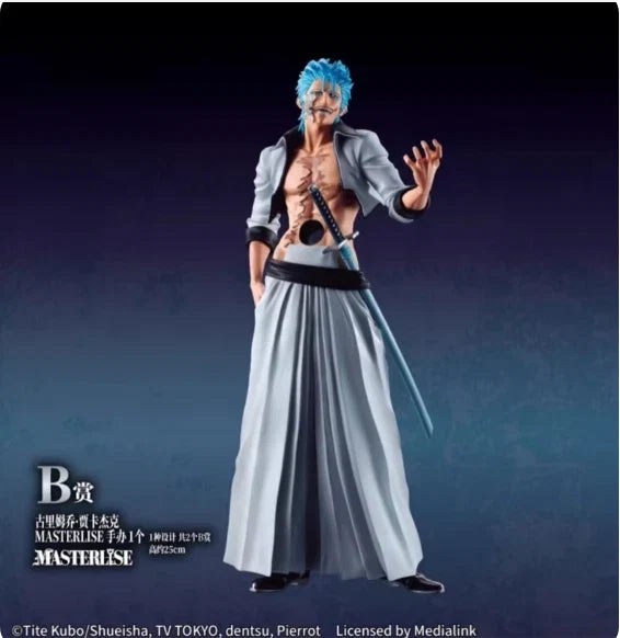 【Original】BANDAI Ichiban KUJI BLEACH Stirring Souls Vol.3 B Reward Grimmjow Jeagerjaques MASTERLISE Model Classic Anime Toys