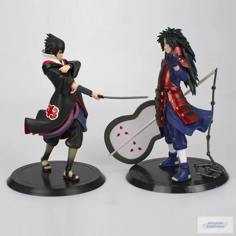 18cm Shippuden Uchiha Madara Actions Figures Face Change PVC Statue Model Japan Anime Gifts Figures Colection Toys