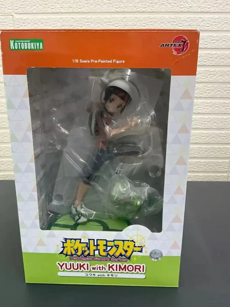 In Stock Original  1/8 ARTFX J Pokemon Series Red with Charmander  Anime Action Collection Figures Model Toys