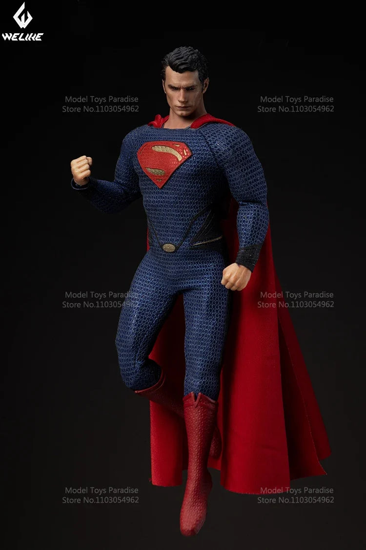 In Stock WELIKE TOYS 1/12 Collectible Toys Superman Hero Kryptonians Son Movable Soldier Full Set 6'' Action Figure Model Gifts