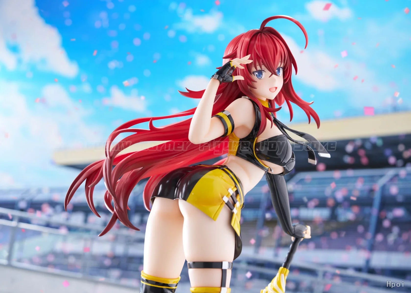 【In Stock】Original GOLDEN HEAD High School D×D HERO Rias Gremory Racing Queen Ver 1/3.5 Scale Figure Model Collection Ornament