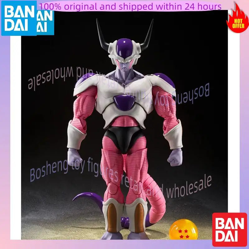 Original Bandai S.H.Figuarts Frieza Second Form Dragon Ball In Stock Anime Action Collection Figures Model Toys