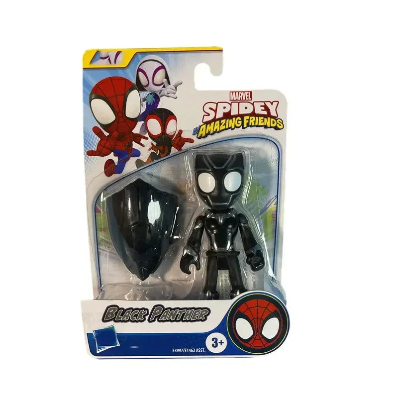 Superhero Adventures Spider-Man Spidey Man and His Magical Friends Q Version Action Figure Collectable Model Toy Gift