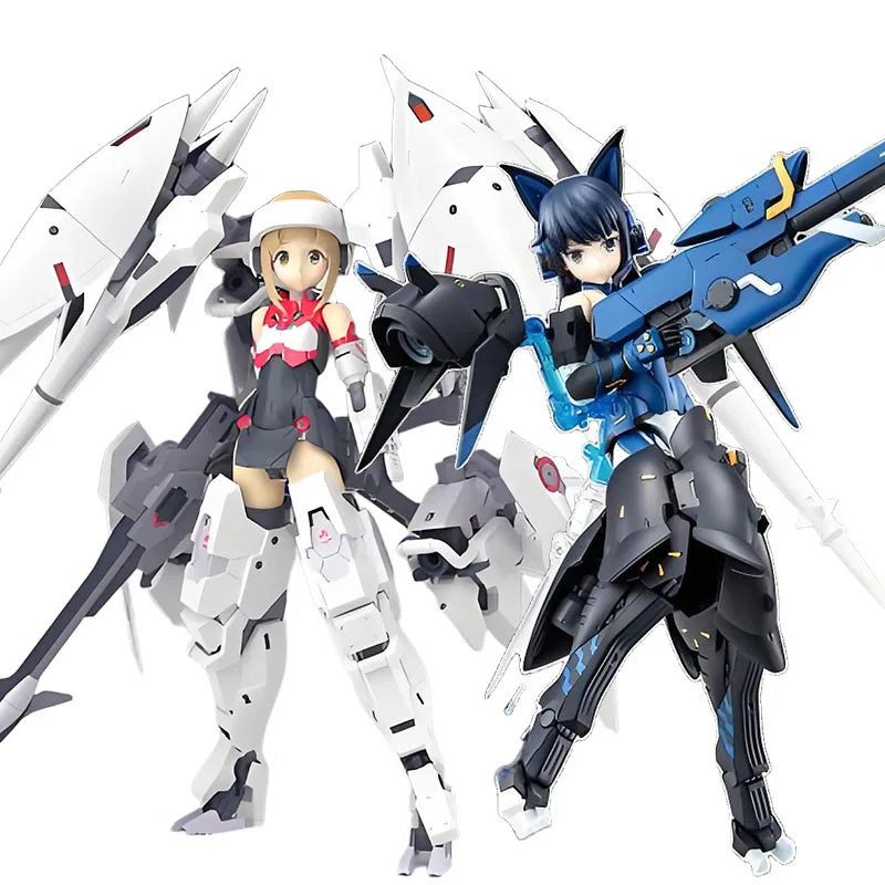 Kotobukiya Original MEGAMI DEVICE NODOKA TAKAHATA&MUTSUMI KOASHI Anime Action Figure Assembly Model Toys  Model Gifts for Boys