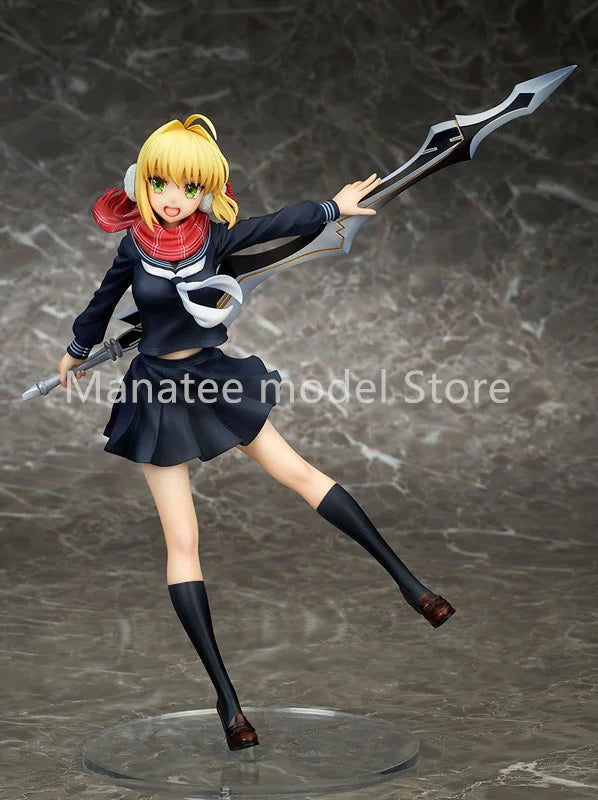 ques Q Original Fate/EXTELLA LINK Nero Claudius Winter Roma Outfit 1/7 PVC Action Figure Anime Model Toys Collection Doll Gift