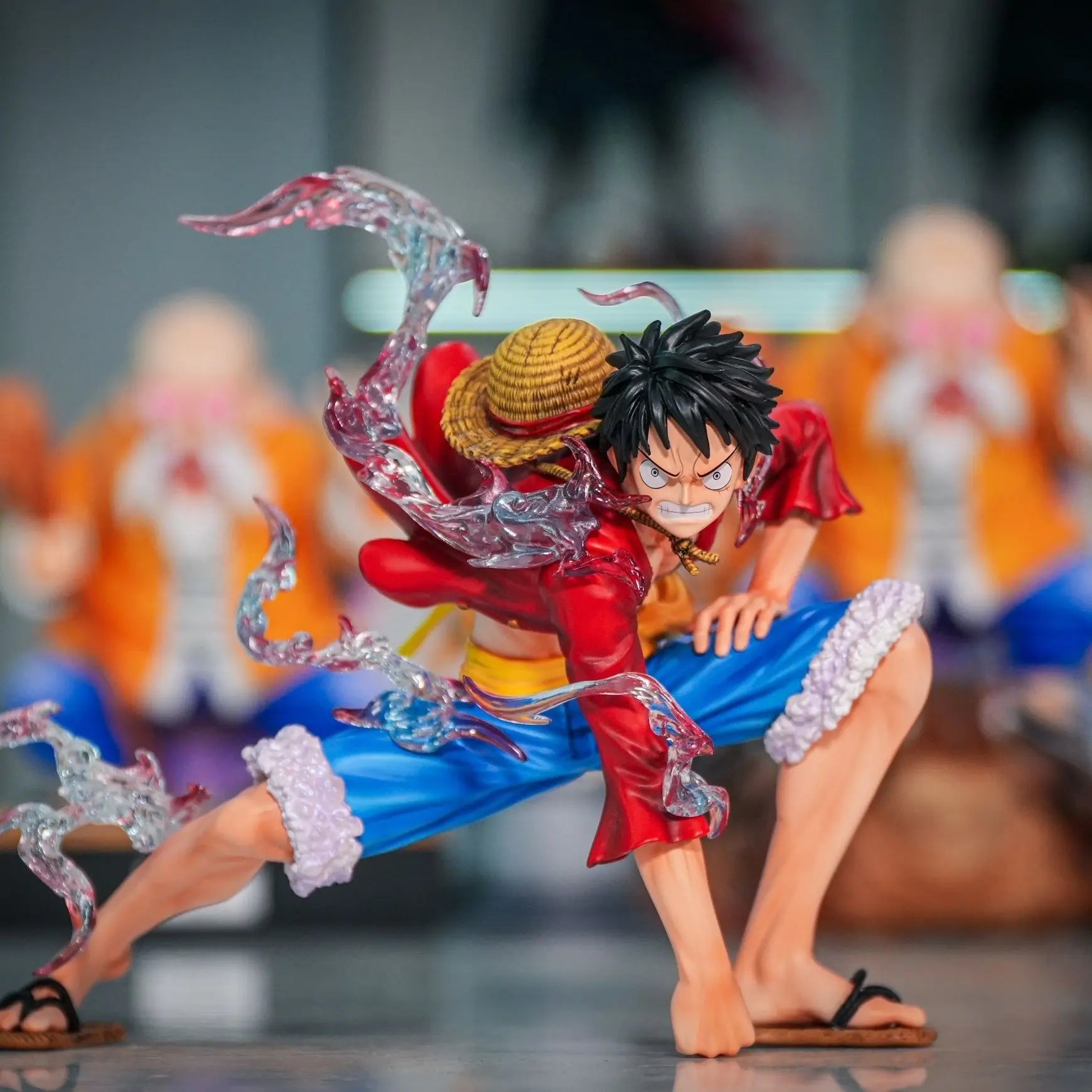 Jt Statue 38cm/14.96inch One Piece Monkey D. Luffy Gear 4 Model Dolls Figurine One Piece Anime Figure Collectible Toys Gifts