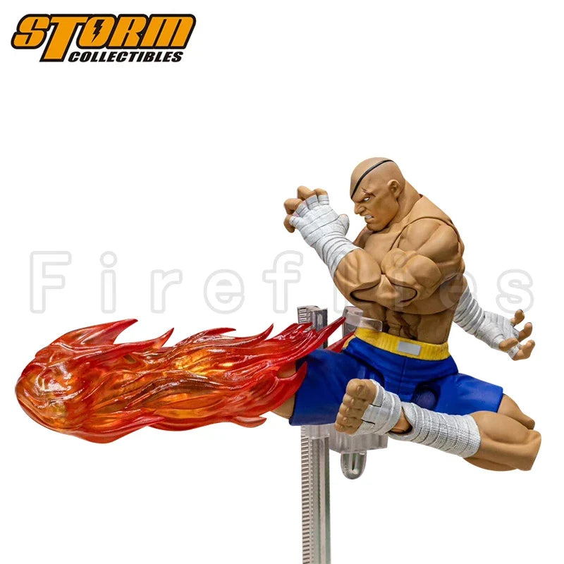 1/12 Storm Toys Collectibles Action Figure Street Fighter Zero 3 Storm Arena Sagat Model For Gift